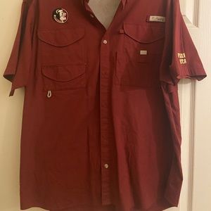FSU Columbia golf/ outdoor shirt